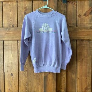 Vintage Purple Duck Crewneck Pullover